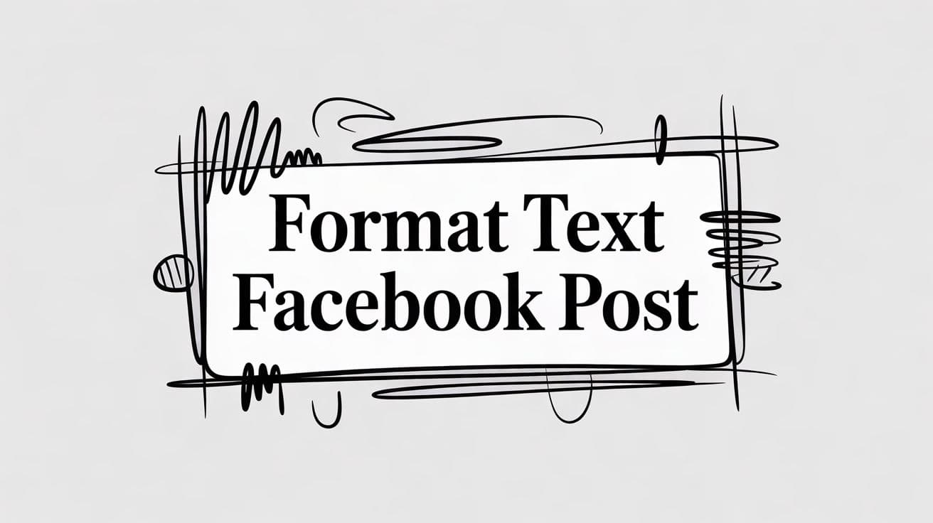 Format Text Facebook Post
