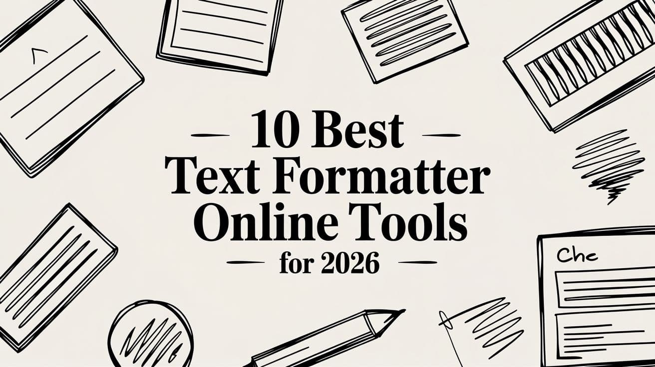10 Best Text Formatter Online Tools for 2026