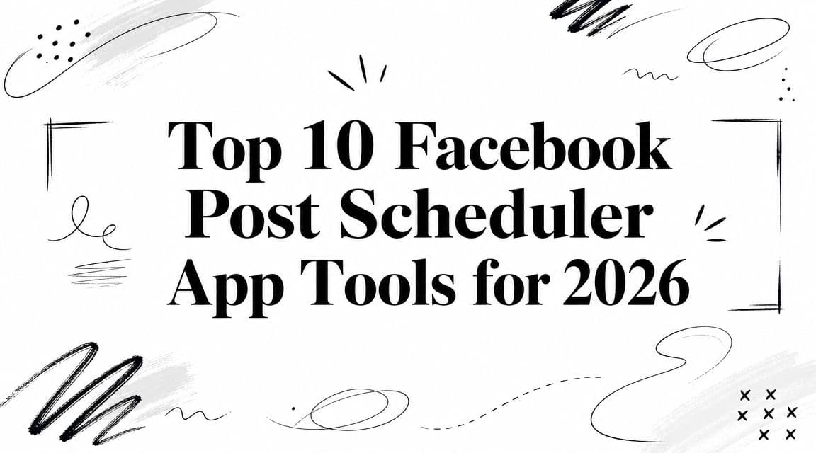 Top 10 Facebook Post Scheduler App Tools for 2026