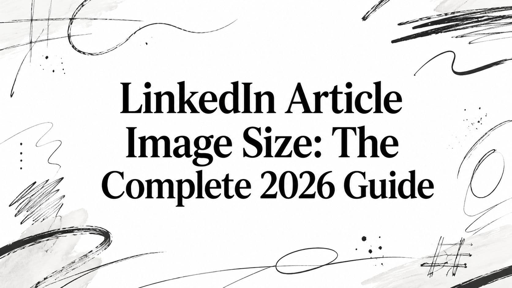 LinkedIn Article Image Size: The Complete 2026 Guide