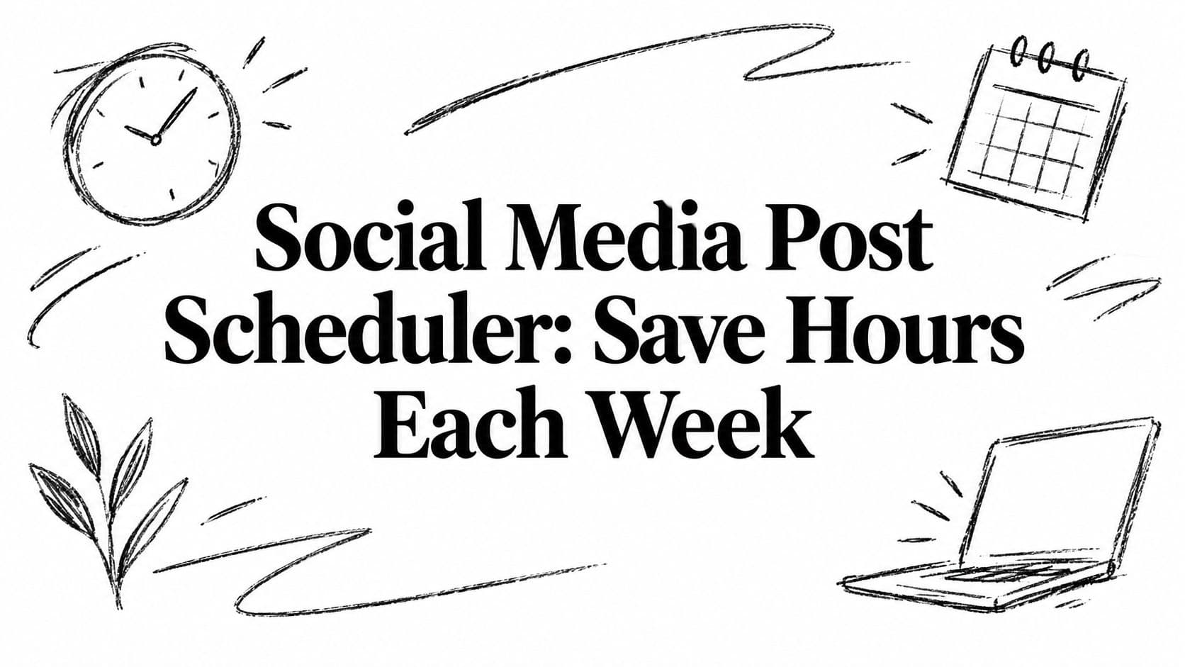 Social Media Post Scheduler: Save Hours Each Week