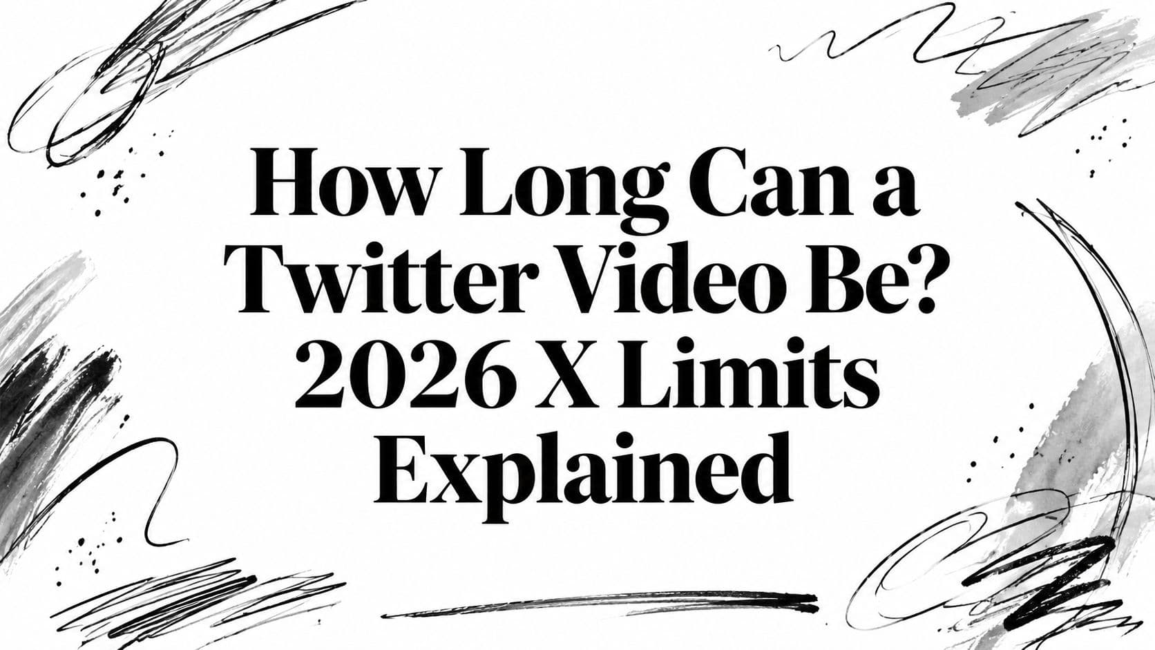How Long Can a Twitter Video Be? 2026 X Limits Explained