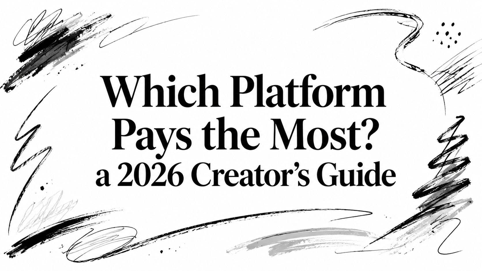 Which Platform Pays the Most? a 2026 Creator's Guide