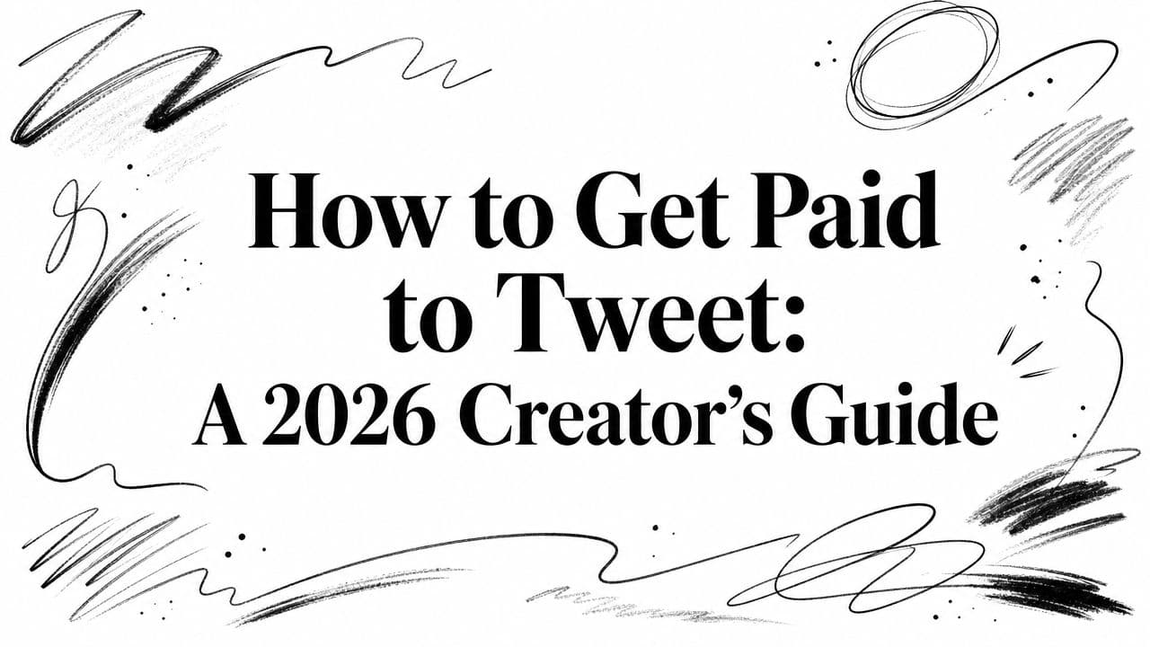 How to Get Paid to Tweet: A 2026 Creator's Guide